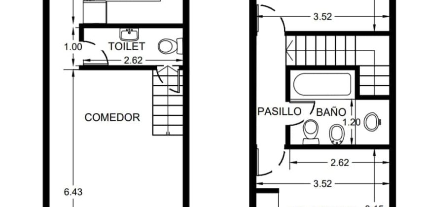 Duplex Zona sur