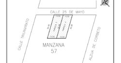 LOTE 25 DE MAYO – entre Alzúa de Corbetto y Triunvirato